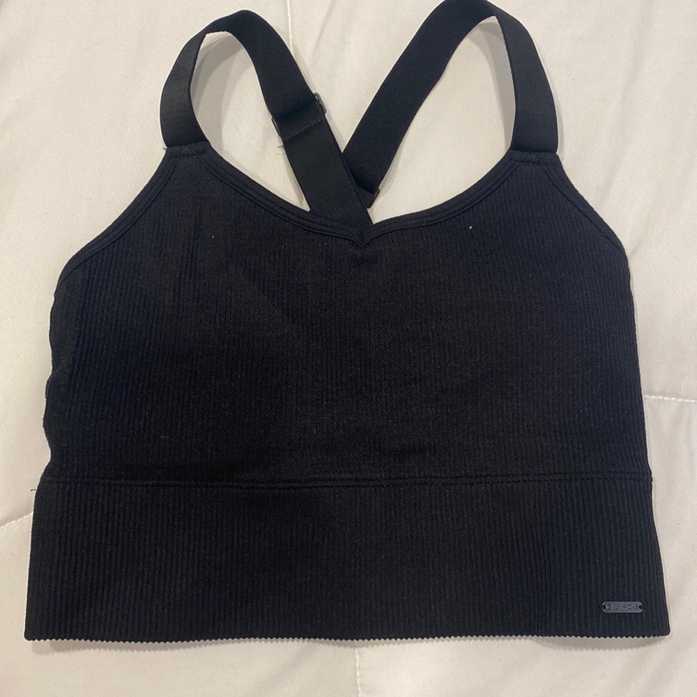 Gilly Hicks, Black Ribbed Tank Top